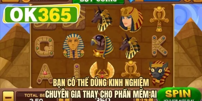 Bạn có thể dùng kinh nghiệm chuyên gia thay cho phần mềm AI